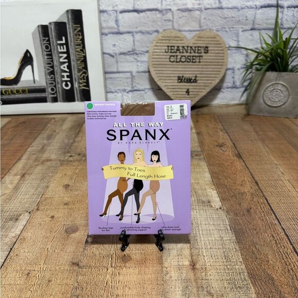 All The Way SPANX by Sara Blakely New In Package
Color is Nude1 
Size E - Picture 2 of 7